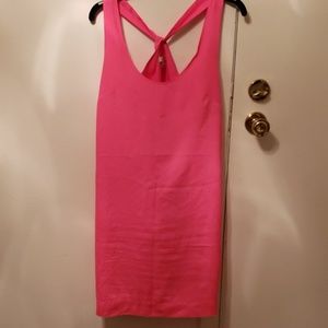 JCrew hot pink dress